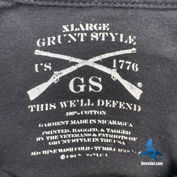 1121 Exclusive Grunt Style USMC Toys for Tots T-shirt - Size XL - Black - Picture 7 of 8